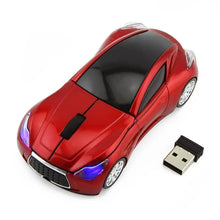 Load image into Gallery viewer, Stylish Wireless Computer Car Shape Mouse Mini 3D Ergonomic PC Gamer Mouse Retro Optical Mice 1600 DPI USB Receiver Suitable for PC/Computer/Laptop
