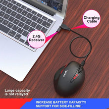 Load image into Gallery viewer, Stylish Wireless Gaming Mouse Vertical Ergonomic Rechargeable Gamer Mouse  Classic USB 7 Key Magic Mouse For PC Laptop Notebook Computer Desktop
