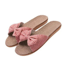 Load image into Gallery viewer, Stylish Women Flax Slippers Casual Summer Flower Elegant Fashion Slippers For Womens
