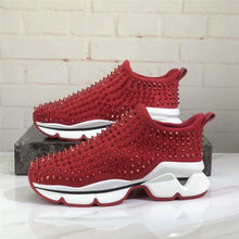 Load image into Gallery viewer, Stylish Womens Sneakers With Non-slip Comfortable Sports Summer New Mesh Breathable Platform Increased Fashion Shoes Womens Running Sports Sneakers
