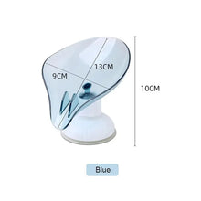 Load image into Gallery viewer, Suction Cup Soap Dish Holder Leaf-Shape Self-Draining Soap Saver Box Not Punched for Shower Bathroom Kitchen Soap Dishes Sponge Container with Suction Cup Leaf Shape Self Draining for Bathroom Kitchen Sink
