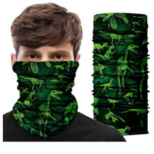 Load image into Gallery viewer, Summer Animal Bandana Neck Gaiter Tube Scarf Buff Party Halloween Half Mask Face Shield Sport Headband Balaclava Seamless Magic Head Scarf Breathable Bandana Turban Outdoor Hiking Quick-Dry Sweat Absorbing Scarves Multifunction Beanie Hat
