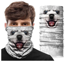 Load image into Gallery viewer, Summer Animal Bandana Neck Gaiter Tube Scarf Buff Party Halloween Half Mask Face Shield Sport Headband Balaclava Seamless Magic Head Scarf Breathable Bandana Turban Outdoor Hiking Quick-Dry Sweat Absorbing Scarves Multifunction Beanie Hat

