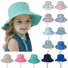 Load image into Gallery viewer, Summer Baby Anti UV Bucket Cap
