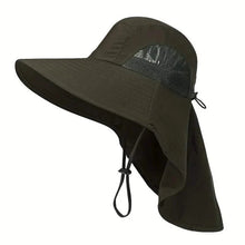Load image into Gallery viewer, Summer Beach Neck Sunscreen Hat
