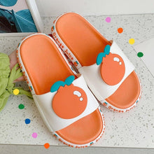 Load image into Gallery viewer, Summer Beach Slides Women Men Casual Slippers Fruits Thick Soled Sandals Girls Bathroom Shoes Girls Water Shoes Cute Lightweight Fruit Slippers Beach Pool Indoor Outdoor Flip Flops
