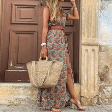 Load image into Gallery viewer, Summer Beach Stylish Womens Dress Long Casual V-Neck Party Comfort Fashion Women Dress

