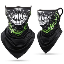 Load image into Gallery viewer, Summer Breathable Mesh Skull Hunting Cycling Bandana Sport Half Face Cover Mask Running Hiking Skiing Triangle Neck Warmer Scarf Motorcycle Protect Cycling Face Mask Anti-UV Neck Hood Half Face Breathable Dustproof Headband Triangle Sport Scarf

