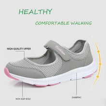Load image into Gallery viewer, Summer Breathable Women Espadrilles Sneakers Healthy Walking Sport Mesh Sport Running Fashion Breathable Mesh Casual Shoes Flat Shoes Women Espadrilles

