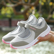 Load image into Gallery viewer, Summer Breathable Women Espadrilles Sneakers Healthy Walking Sport Mesh Sport Running Fashion Breathable Mesh Casual Shoes Flat Shoes Women Espadrilles
