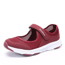 Load image into Gallery viewer, Summer Breathable Women Espadrilles Sneakers Healthy Walking Sport Mesh Sport Running Fashion Breathable Mesh Casual Shoes Flat Shoes Women Espadrilles
