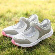 Load image into Gallery viewer, Summer Breathable Women Espadrilles Sneakers Healthy Walking Sport Mesh Sport Running Fashion Breathable Mesh Casual Shoes Flat Shoes Women Espadrilles
