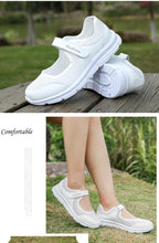Load image into Gallery viewer, Summer Breathable Womens Sneakers Walking Sporty Mesh Sport Running Light Flats Casual Vulcanize Simple Shoes Spring Comfortable Espadrilles Luxury Design Espadrilles
