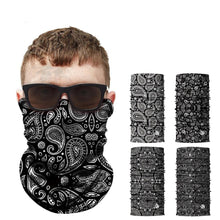 Load image into Gallery viewer, Summer Cool Printed Half Mask Bandana Face Cover Neck Gaiter Bike Outdoor Sport Fishing Cycling Ski Hiking Tube Scarf Men Women  Headband Scarf Military Shamash Tactical Desert Keffiyeh Head Neck Scarf Neck Gaiter Headwear for Men Women
