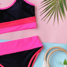 Load image into Gallery viewer, Summer Cute Vintage Women's Swimsuit Bikini Split Swimwear Women's Swimwear Women's 2-piece Beachwear Loose Bikini Fashion  Retro Bikini  Fashion Beachwear Summer Spa Beach Surf Sport

