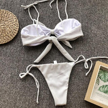 Load image into Gallery viewer, Summer Cute Vintage Women's Swimsuit Bikini Split Swimwear Women's Swimwear Women's 2-piece Beachwear Loose Bikini Fashion  Retro Bikini  Fashion Beachwear Summer Spa Beach Surf Sport
