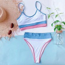 Load image into Gallery viewer, Summer Cute Vintage Women's Swimsuit Bikini Split Swimwear Women's Swimwear Women's 2-piece Beachwear Loose Bikini Fashion  Retro Bikini  Fashion Beachwear Summer Spa Beach Surf Sport
