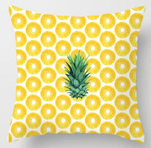Load image into Gallery viewer, Summer Fashion Fresh Yellow Cute Pillows Case Geometry Yellow Pillow Case Cushion Cover Polyester Pillowcase Floral Cushion Case Modern Decorative Pillows For Bed Sofa Couch 45x45CM
