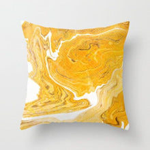 Load image into Gallery viewer, Summer Fashion Fresh Yellow Cute Pillows Case Geometry Yellow Pillow Case Cushion Cover Polyester Pillowcase Floral Cushion Case Modern Decorative Pillows For Bed Sofa Couch 45x45CM
