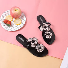 Load image into Gallery viewer, Summer Flowers Flip Flops Women Indoor Slippers Outdoor Sandals Flip-flops Fashion Beach Flat Flipflops Sandals Fashion Summer Slip On Comfort Flat Beach Thong Slipper
