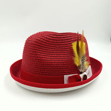 Load image into Gallery viewer, Summer Hat New Female Sun Hat Folding Beach Hat New Women's Ladies Wide Large Brim Floppy Folding Summer Beach Sun Hat Straw Cap Big Brim Elegant White Travel Sun Hat 55-58CM
