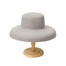 Load image into Gallery viewer, Summer Hat New Female Sun Hat Folding Beach Hat New Women's Ladies Wide Large Brim Floppy Folding Summer Beach Sun Hat Straw Cap Big Brim Elegant White Travel Sun Hat 55-58CM
