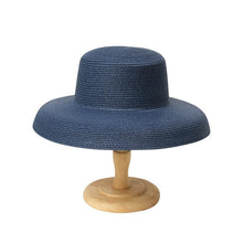 Load image into Gallery viewer, Summer Hat New Female Sun Hat Folding Beach Hat New Women's Ladies Wide Large Brim Floppy Folding Summer Beach Sun Hat Straw Cap Big Brim Elegant White Travel Sun Hat 55-58CM
