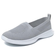 Load image into Gallery viewer, Summer Knitting Sock Women's Sneakers Slip On Shoes Lightweight Flat Women's Sports Breathable Mesh Platform Fashion Casual Slip On Easy Walking Espadrilles
