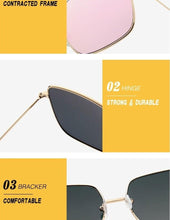 Load image into Gallery viewer, Summer Luxury Square Sunglasses For  Women Elegant Design Eyewear Women Men Fashion Design Lightweight Glasses Women UV Protection Sunglasses
