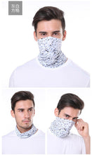 Load image into Gallery viewer, Summer Men Women Camouflage Bandana Half Face Mask Neck Gaiter Cover Face Scarf  Cycling Hunting Fishing Balaclava Scarf Unisex Men Women Bandanas Polyester Breathable Windproof Anti UV Neck Cover Camping Hiking Climbing Face Mask
