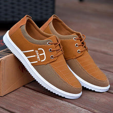 Load image into Gallery viewer, Summer Mens Casual Elegant Business Shoes Breathable Canvas Shoes Fashion Casual Shoes Fashion Sneakers Breathable Comfort Walking Shoes Modern Design
