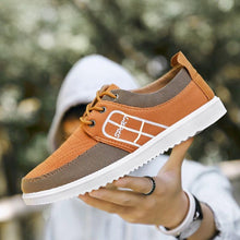 Load image into Gallery viewer, Summer Mens Casual Elegant Business Shoes Breathable Canvas Shoes Fashion Casual Shoes Fashion Sneakers Breathable Comfort Walking Shoes Modern Design
