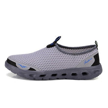 Load image into Gallery viewer, Summer Mens Couple Casual Shoes Fashion Lightweight Breathable Walking Sneakers Slip-on Mesh Flats Water Beach Shoes Quick Dry Barefoot For Swim Diving Surf
