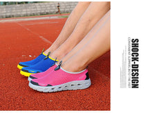 Load image into Gallery viewer, Summer Mens Couple Casual Shoes Fashion Lightweight Breathable Walking Sneakers Slip-on Mesh Flats Water Beach Shoes Quick Dry Barefoot For Swim Diving Surf
