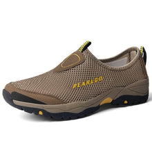 Load image into Gallery viewer, Summer Mesh Beach Men Shoes  Lightweight Breathable Walking Footwear New Slip-On Comfortable Outdoor Walking Footwear Non-Slip Running Climbing Shoes Sneakers Lightweight Breathable Walking Shoes
