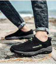 Load image into Gallery viewer, Summer Mesh Beach Men Shoes  Lightweight Breathable Walking Footwear New Slip-On Comfortable Outdoor Walking Footwear Non-Slip Running Climbing Shoes Sneakers Lightweight Breathable Walking Shoes
