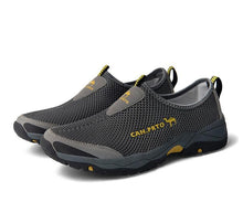 Load image into Gallery viewer, Summer Mesh Beach Men Shoes  Lightweight Breathable Walking Footwear New Slip-On Comfortable Outdoor Walking Footwear Non-Slip Running Climbing Shoes Sneakers Lightweight Breathable Walking Shoes
