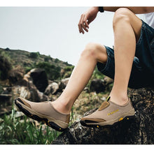 Load image into Gallery viewer, Summer Mesh Beach Men Shoes  Lightweight Breathable Walking Footwear New Slip-On Comfortable Outdoor Walking Footwear Non-Slip Running Climbing Shoes Sneakers Lightweight Breathable Walking Shoes

