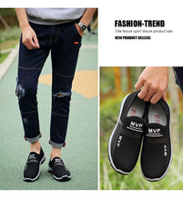 Load image into Gallery viewer, Summer Mesh Men's Sneakers Lightweight Men Shoes Tenis Walking Breathable Slip On Espadrilles Men Breathable Autumn Summer Mesh Shoes Sneakers Fashionable Design Espadrilles
