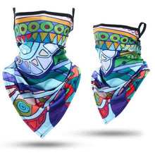 Load image into Gallery viewer, Summer Printed Triangle Bandana Running Bicycle Half Face Masks  Hunting Ski Hiking Fishing Cycling Snowboard Men Headband MTB Fishing Mask Night Reflection Bike Paintball Mask Outdoor Hunting Shamash Scarf Men Women
