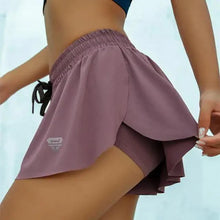 Load image into Gallery viewer, Summer Running Shorts Women 2 In 1 Marathon Quick Dry Shorts Gym Loose Sport Breathable Yoga Shorts
