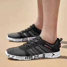Load image into Gallery viewer, Summer Sport Mens Casual Workout Shoes Air Mesh Sneakers Fashion Foam Footwear Black Beach Water Fisherman Breathable Men Jogging Tennis Sport Sneakers
