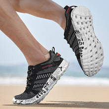 Load image into Gallery viewer, Summer Sport Mens Casual Workout Shoes Air Mesh Sneakers Fashion Foam Footwear Black Beach Water Fisherman Breathable Men Jogging Tennis Sport Sneakers
