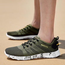 Load image into Gallery viewer, Summer Sport Mens Casual Workout Shoes Air Mesh Sneakers Fashion Foam Footwear Black Beach Water Fisherman Breathable Men Jogging Tennis Sport Sneakers
