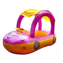 Load image into Gallery viewer, Summer Steering Wheel Sunshade Swim Ring Car Inflatable Baby Float Seat Boat

