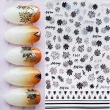 Load image into Gallery viewer, Summer Tropical Beach Coconut Tree Slippers 3D Nail Sticker Leaves Shell Transfer Decals Slider Decoration Manicures  Tip Water Transfer Nail Decals Sticker For Pretty Girl Self-Adhesive Nail Decals Designer Nail Stickers for Acrylic
