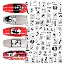 Load image into Gallery viewer, Summer Tropical Plants 3D Nail Sticker Iridescent Leaves Tree Transfer Decals Slider For Nails DIY Nail Art Decoration 3D Nail Stickers Decals Snowflakes Elk Bear Christmas Xmas Transfer Stickers Nail Art Self-Adhesive Decals Decoration Nail Art

