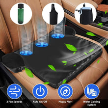 Load image into Gallery viewer, Summer Water Cooling System Seat Cushion with Fans 3 Speeds

