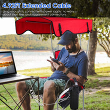 Load image into Gallery viewer, Summer Water Cooling System Seat Cushion with Fans 3 Speeds
