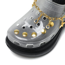 Load image into Gallery viewer, Summer Women Breathable Sandals Beach Shoes Women Slippers Slides Fashion Sandal Clogs Lightweight Walking Shoes With Chain Comfortable Shoes Around The House
